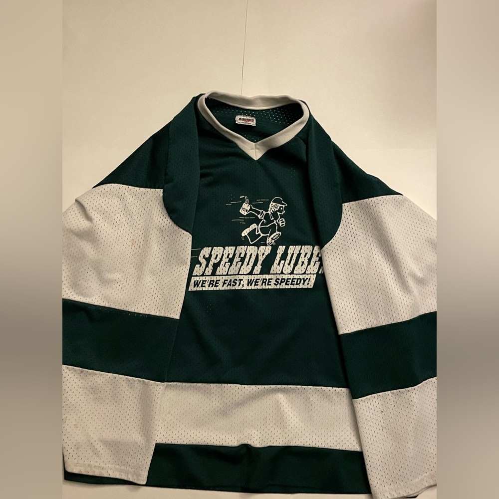 Vintage speedy lube hockey jersey